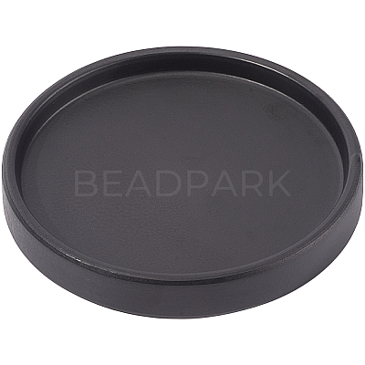 1Pc Flat Round Ceramic Jewelry Display Trays AJEW-BBC0002-49B-1