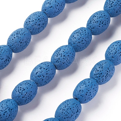 Natural Lava Rock Beads Strands G-F671-03B-12-1