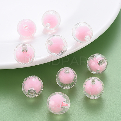 Transparent Acrylic Beads TACR-S152-14A-A01-1