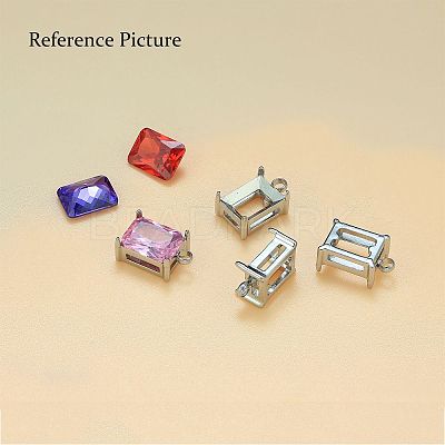 304 Stainless Steel Rhinestone Claw Settings STAS-U042-03A-P-1