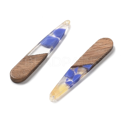 Resin and Walnut Pendants FIND-R051-08A-1