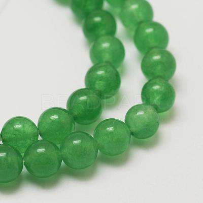 Natural Green Aventurine Bead Strands G-P281-01-8mm-1