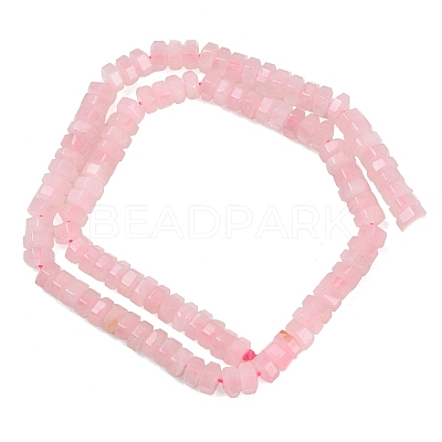 Natural Rose Quartz Beads Strands G-G317-A20-3X6MM-1