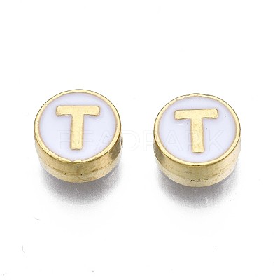 Alloy Enamel Beads ENAM-N052-006-01T-RS-1