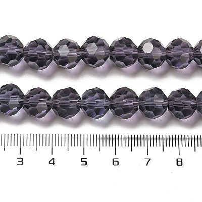 Transparent Glass Beads EGLA-A035-T10mm-D15-1