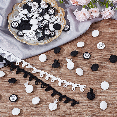 Cloth Shank Buttons DIY-GA0007-84-1