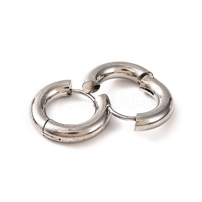 Non-Tarnish 304 Stainless Steel Hoop Earrings for Women LS-EJEW-F339-01P-02-1