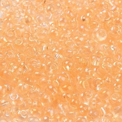 6/0 Inside Colours Fringe Glass Seed Beads SEED-A034-03C-1