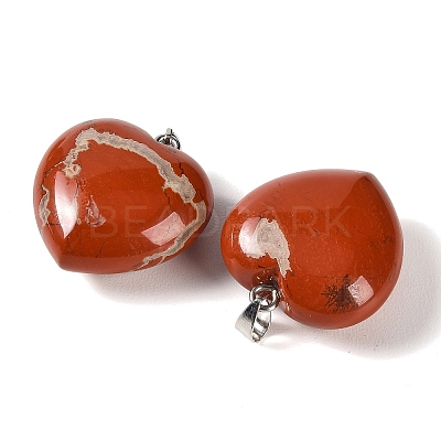 Natural Red Jasper Pendants GG-CBAA0EE-04P-15-1