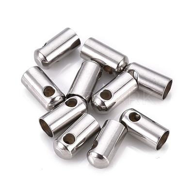 Tarnish Resistant 201 Stainless Steel Cord Ends STAS-F250-10P-Q-1