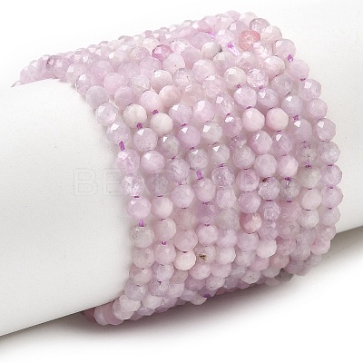 Natural Kunzite Beads Strands G-G343-B04-3mm-1