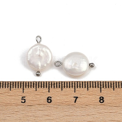 Natural Freshwater Pearl Keshi Pearl Pendants STAS-D378-08A-P-1