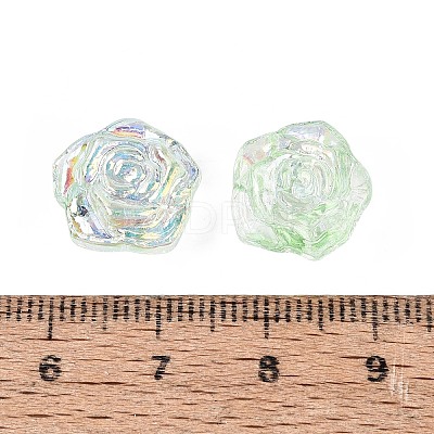 Electroplate Transparent Glass Beads Strands EGLA-N056-02A-09-1