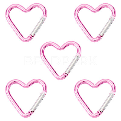 5Pcs Zinc Alloy Spring Gate Rings FIND-TA0009-73M-1