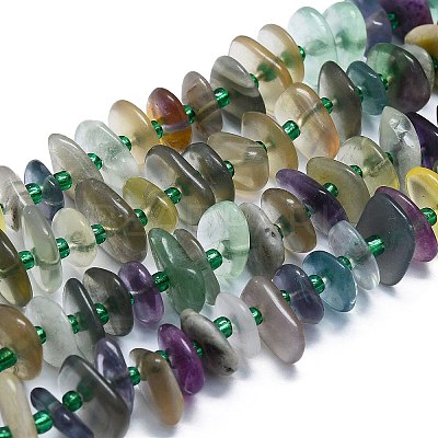 Natural Fluorite Beads Strands G-K245-H16-04-1