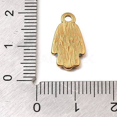 304 Stainless Steel Enamel Pendants STAS-Z199-01G-07-1