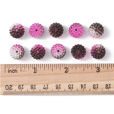 Imitation Pearl Acrylic Beads OACR-FS0001-42H-1