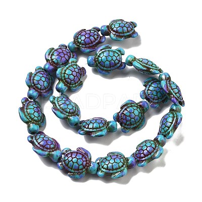 Synthetic Turquoise Dyed Beads Strands G-P507-05M-1