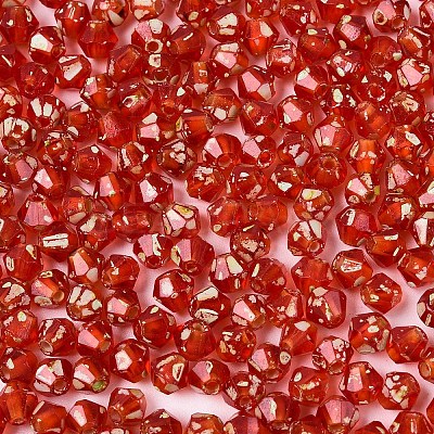 Picasso Baking Paint Glass Seed Beads SEED-N007-37E-1