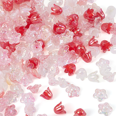 Acrylic Bead Caps OACR-TA0014-45E-1