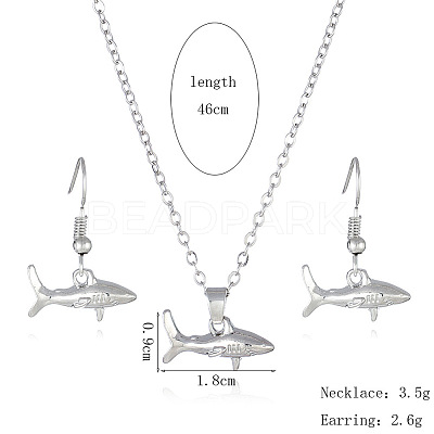 Alloy Pendant Necklaces & Dangle Earrings Sets FS-WGBC05C-10-1
