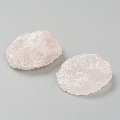 Rough Raw Natural Rose Quartz Beads G-H254-11B-1