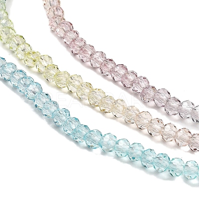 Transparent Painted Glass Beads Strands LS-DGLA-A034-T2mm-A15-1
