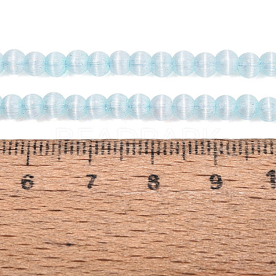 Glass Imitation Cat Eye Beads Strands GLAA-N075-01A-03-1