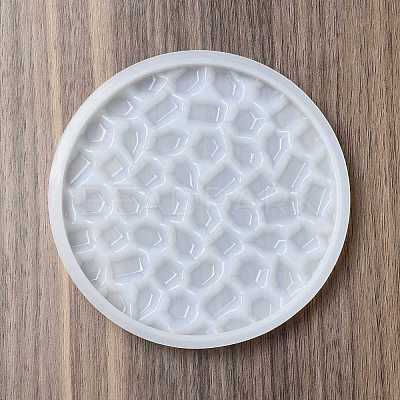Silicone Diamond Texture Cup Mat Molds DIY-C061-04F-1