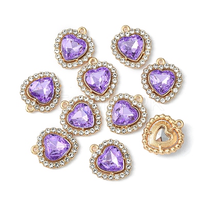 Alloy Crystal Rhinestone Charms ALRI-YW0001-01H-1