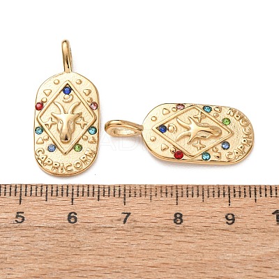 304 Stainless Steel Pendants STAS-C184-10G-05-1