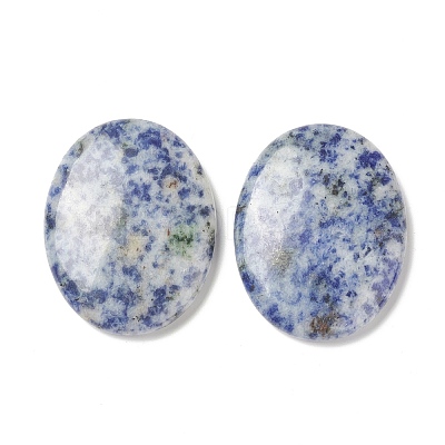 Natural Blue Spot Jasper Worry Stone for Anxiety Therapy G-B036-01N-1
