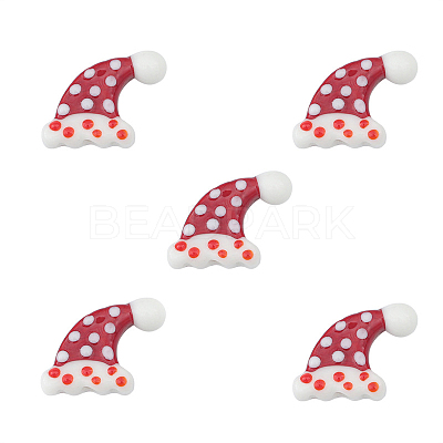 Christmas Themed Handmade Lampwork Beads XMAS-PW0001-201C-1