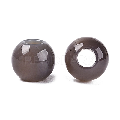 Natural Grey Agate Beads G-Q608-05C-1