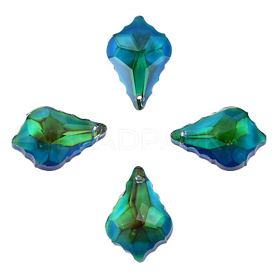 4Pcs Glass Pendants GLAA-TA0004-30-1