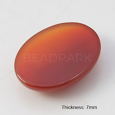 Natural Gemstone Cabochons X-G-G082-18x25x7mm-1-1