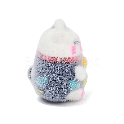 Flocky Resin Pendants RESI-S017-01C-1