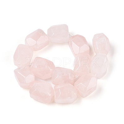 Natural Rose Quartz Beads Strands G-N342-142-1