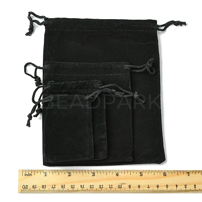 30Pcs Rectangle Velvet Pouches TP-FS0001-02A-1