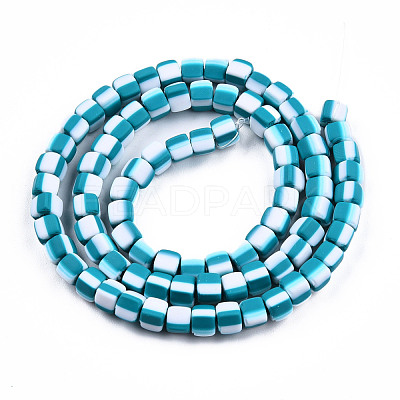 Handmade Polymer Clay Beads Strands CLAY-N010-074-02-1