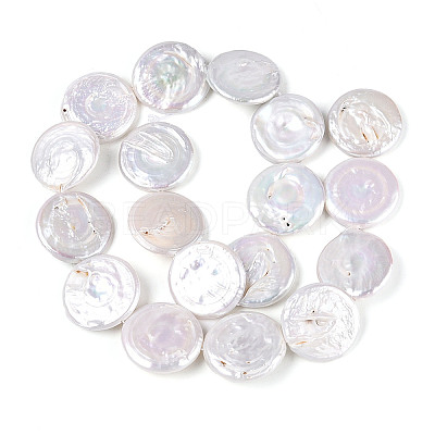 Natural Baroque Keshi Pearl Beads Strands PEAR-S018-20B-1