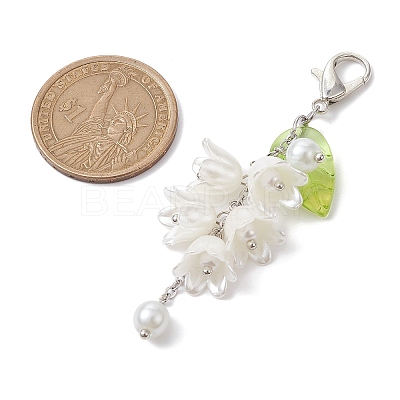 Acrylic Pendant Decorations HJEW-JM01780-03-1