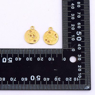 84 Pieces Zodiac Sign Charm Pendants 12 Constellation Charm Pendant Alloy Charm for Jewelry Necklace Earring Making Crafts JX557B-1