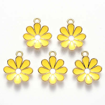 Alloy Enamel Pendants X-ENAM-S121-116-G-1