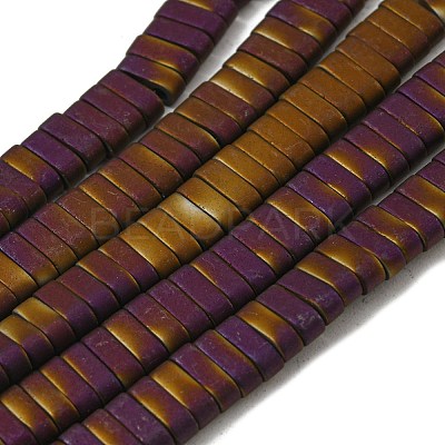 Electroplated Non-magnetic Synthetic Hematite Beads Strands G-C106-B01-06A-1