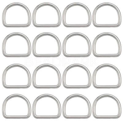 304 Stainless Steel D Rings STAS-CP0001-05B-1