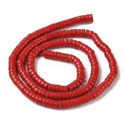 Dyed Synthetic Coral Beads Strands CORA-P010-06A-1