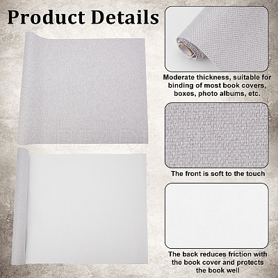 Imitation Linen Cloth Book Covers AJEW-WH0314-504A-1