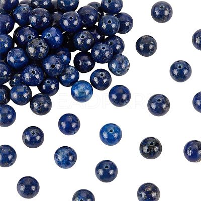 Natural Lapis Lazuli Beads Strands G-OC0001-76-1