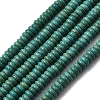 Synthetic Turquoise Beads Strands G-J184-01-1